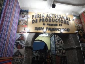 mercado artesanal São Francisco
