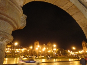 centro histórico à noite