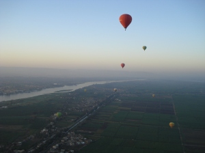 voo de balão em Luxor