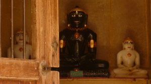 estátua em templo de Jaisalmer