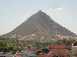 Templo de Saraswati, no topo da colina